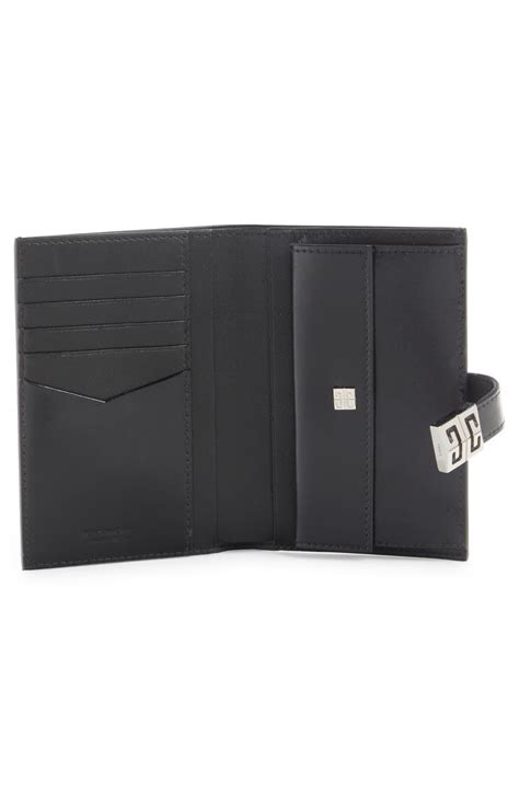 Givenchy Medium 4G Bifold Calfskin Leather Wallet 